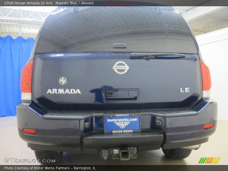 Majestic Blue / Almond 2008 Nissan Armada LE 4x4