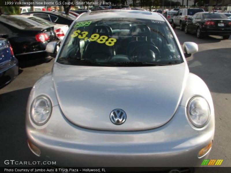 Silver Metallic / Black 1999 Volkswagen New Beetle GLS Coupe
