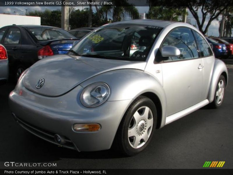 Silver Metallic / Black 1999 Volkswagen New Beetle GLS Coupe