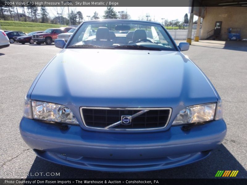 Sky Blue Metallic / Beige 2004 Volvo C70 High Pressure Turbo