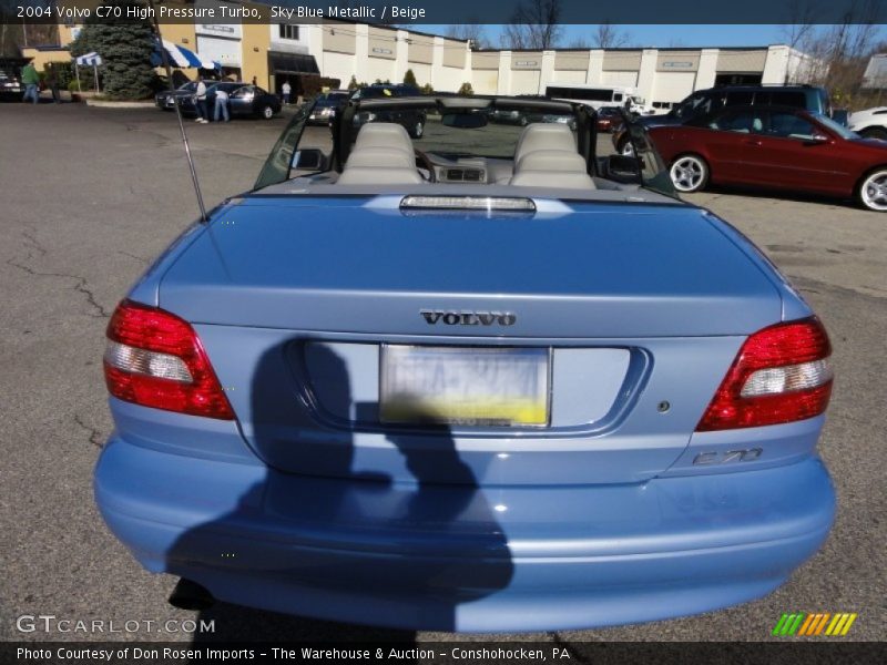 Sky Blue Metallic / Beige 2004 Volvo C70 High Pressure Turbo