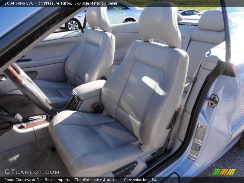 Sky Blue Metallic / Beige 2004 Volvo C70 High Pressure Turbo