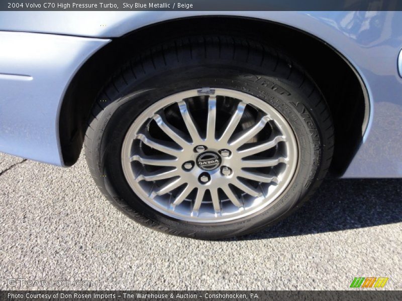 Sky Blue Metallic / Beige 2004 Volvo C70 High Pressure Turbo