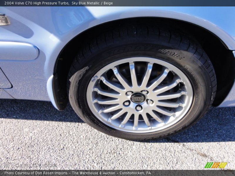 Sky Blue Metallic / Beige 2004 Volvo C70 High Pressure Turbo