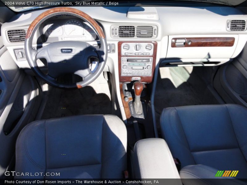 Sky Blue Metallic / Beige 2004 Volvo C70 High Pressure Turbo