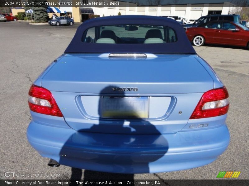 Sky Blue Metallic / Beige 2004 Volvo C70 High Pressure Turbo