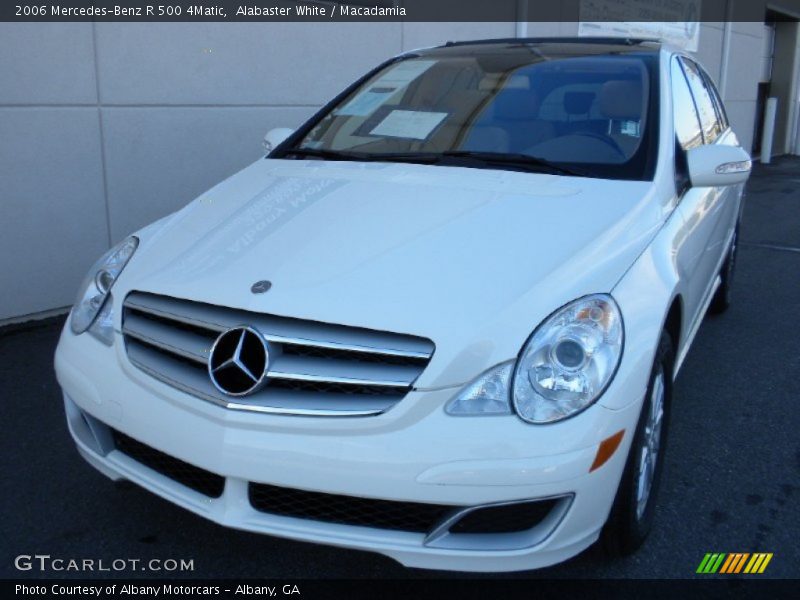 Alabaster White / Macadamia 2006 Mercedes-Benz R 500 4Matic