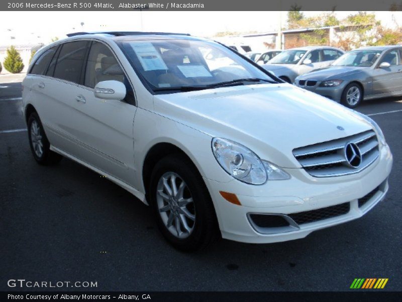 Alabaster White / Macadamia 2006 Mercedes-Benz R 500 4Matic