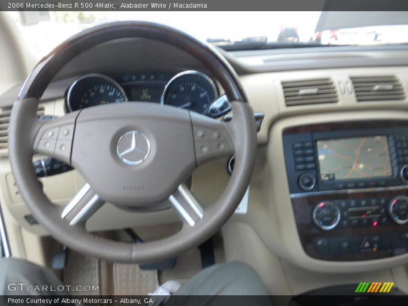 Alabaster White / Macadamia 2006 Mercedes-Benz R 500 4Matic
