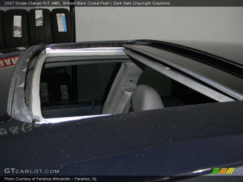 Brilliant Black Crystal Pearl / Dark Slate Gray/Light Graystone 2007 Dodge Charger R/T AWD