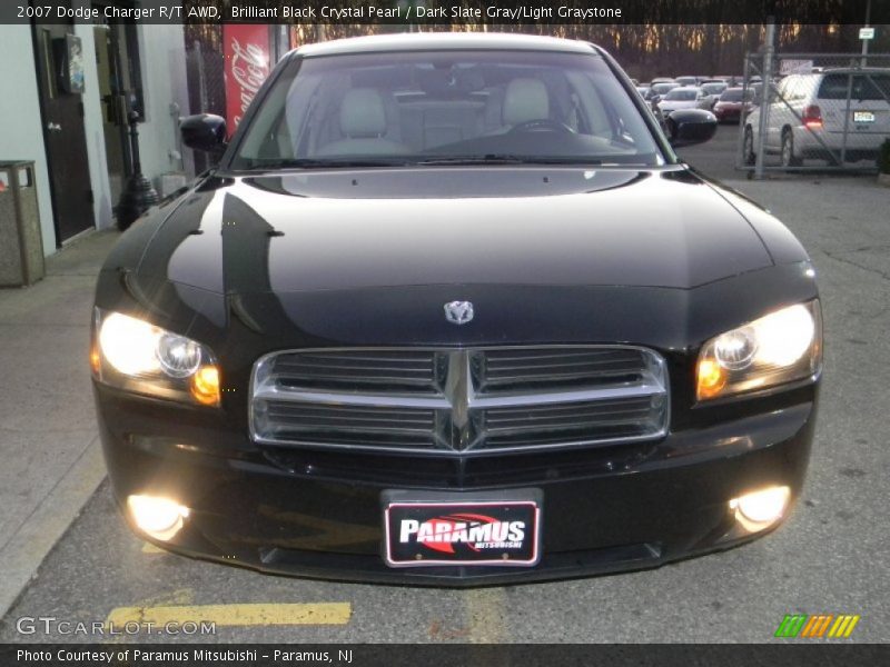 Brilliant Black Crystal Pearl / Dark Slate Gray/Light Graystone 2007 Dodge Charger R/T AWD