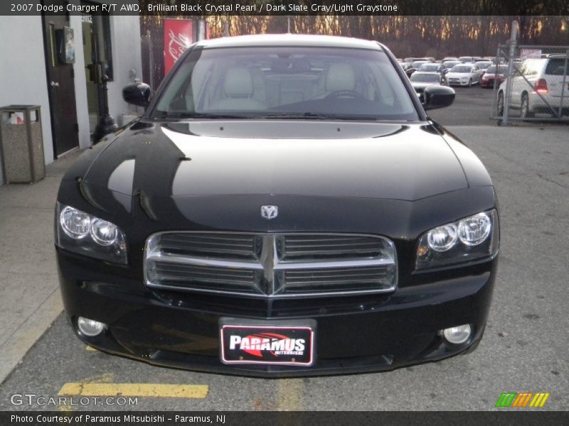 Brilliant Black Crystal Pearl / Dark Slate Gray/Light Graystone 2007 Dodge Charger R/T AWD