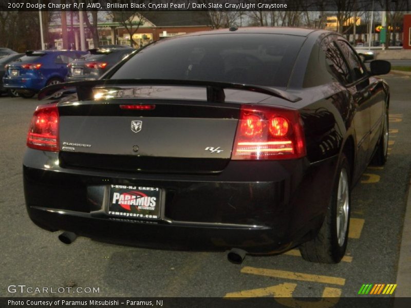 Brilliant Black Crystal Pearl / Dark Slate Gray/Light Graystone 2007 Dodge Charger R/T AWD
