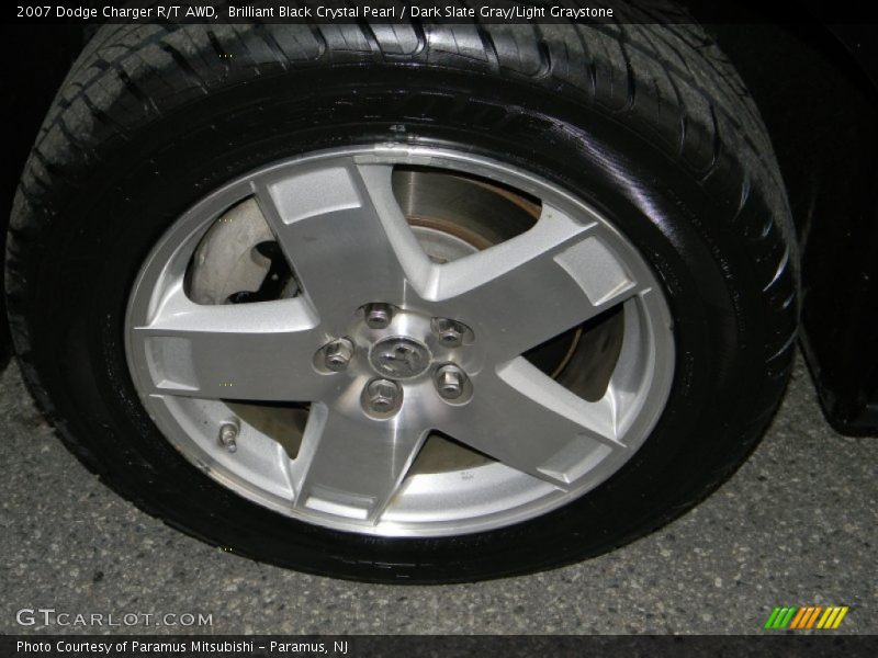 Brilliant Black Crystal Pearl / Dark Slate Gray/Light Graystone 2007 Dodge Charger R/T AWD