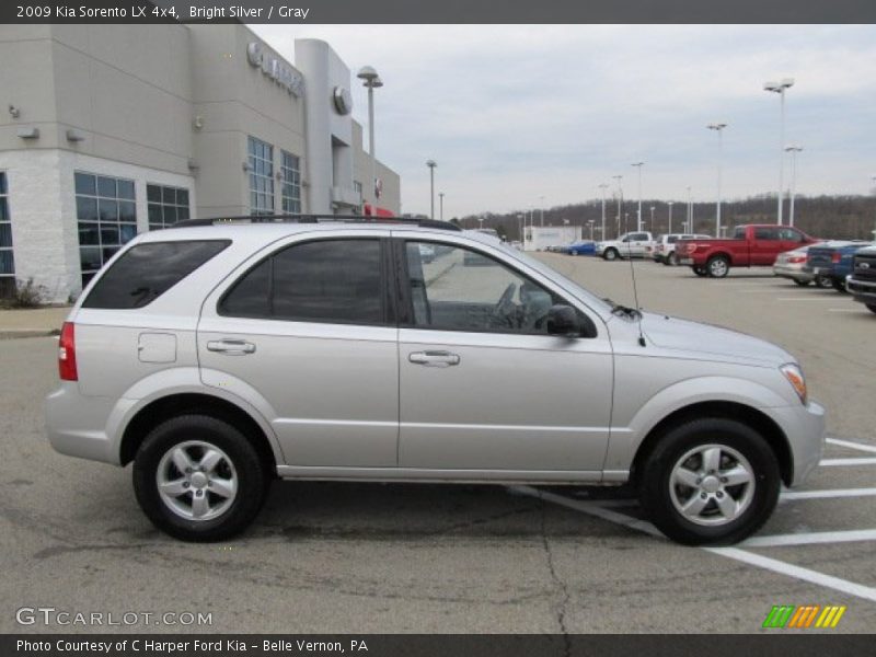 Bright Silver / Gray 2009 Kia Sorento LX 4x4
