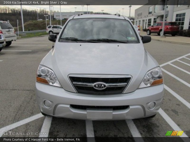 Bright Silver / Gray 2009 Kia Sorento LX 4x4