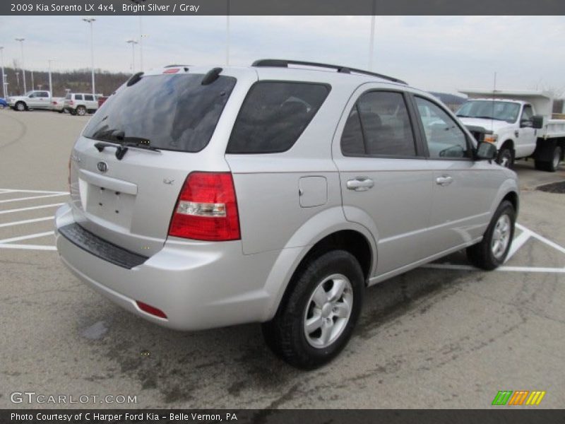Bright Silver / Gray 2009 Kia Sorento LX 4x4