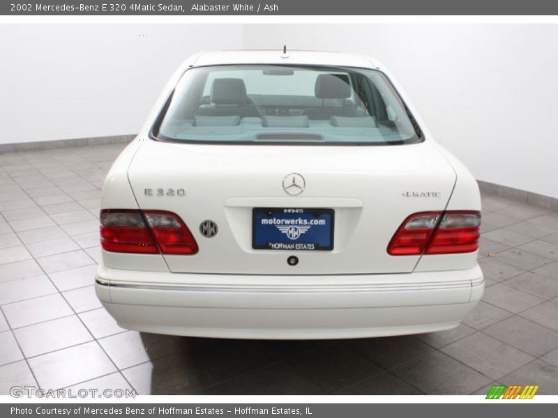 Alabaster White / Ash 2002 Mercedes-Benz E 320 4Matic Sedan
