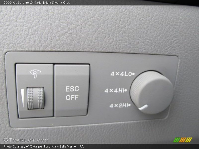 Controls of 2009 Sorento LX 4x4
