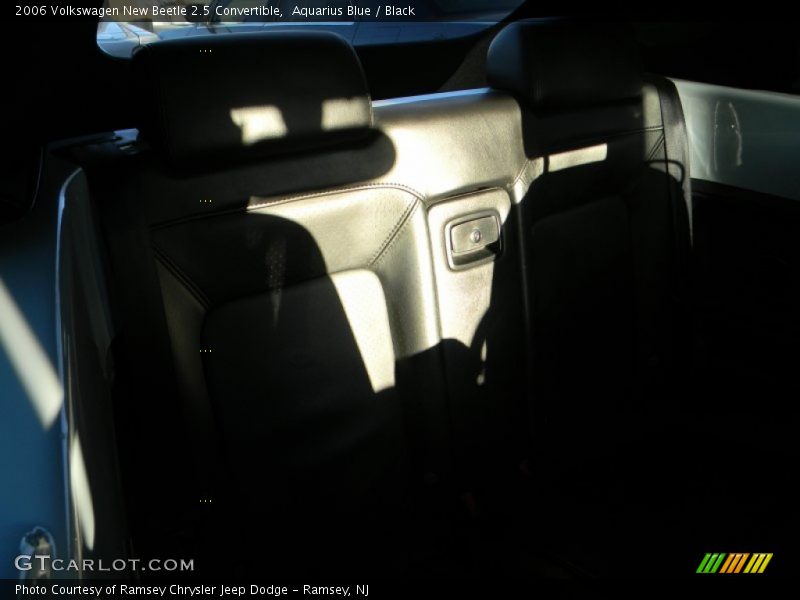 Aquarius Blue / Black 2006 Volkswagen New Beetle 2.5 Convertible