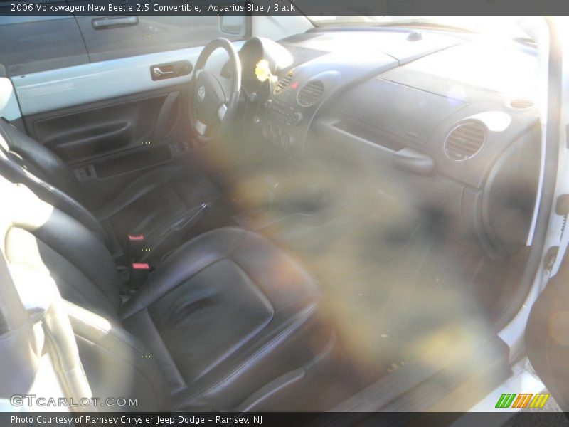 Aquarius Blue / Black 2006 Volkswagen New Beetle 2.5 Convertible