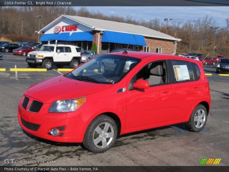 Bright Red / Charcoal 2009 Pontiac G3