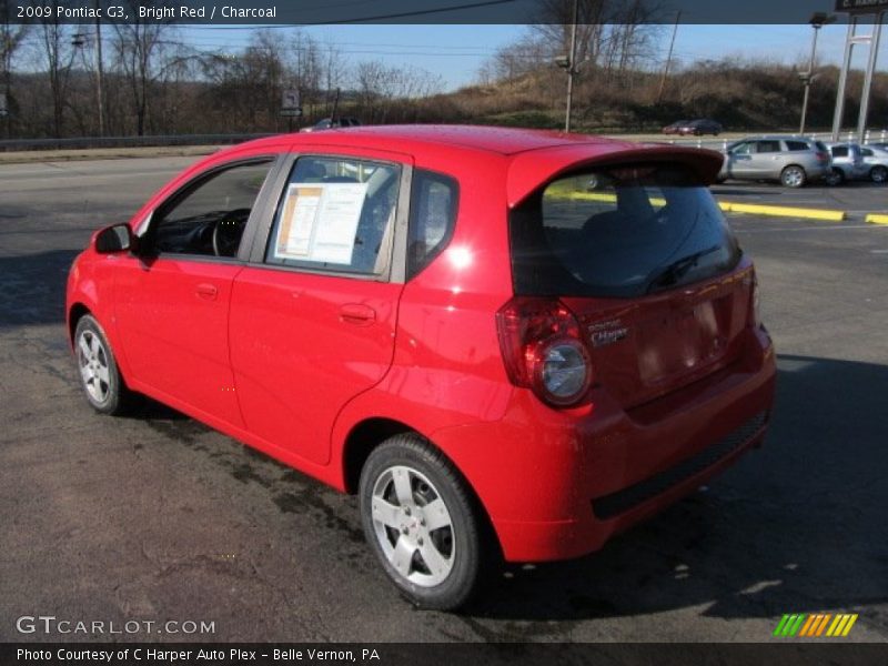 Bright Red / Charcoal 2009 Pontiac G3