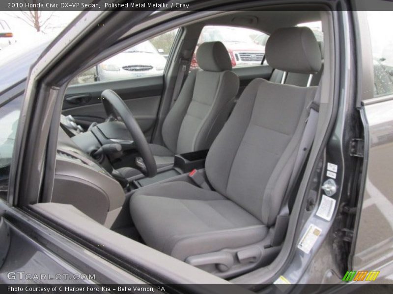 Polished Metal Metallic / Gray 2010 Honda Civic DX-VP Sedan