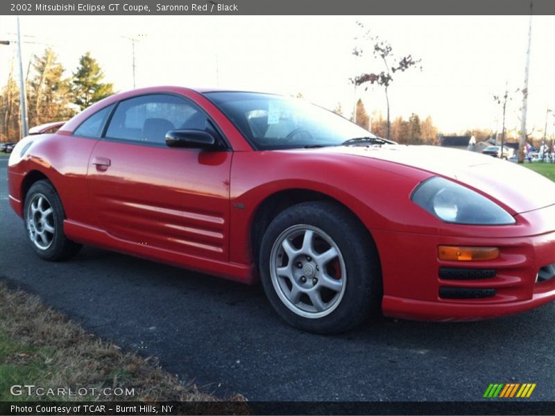 Saronno Red / Black 2002 Mitsubishi Eclipse GT Coupe