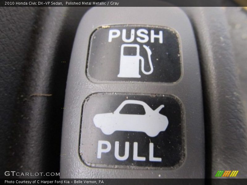 Polished Metal Metallic / Gray 2010 Honda Civic DX-VP Sedan