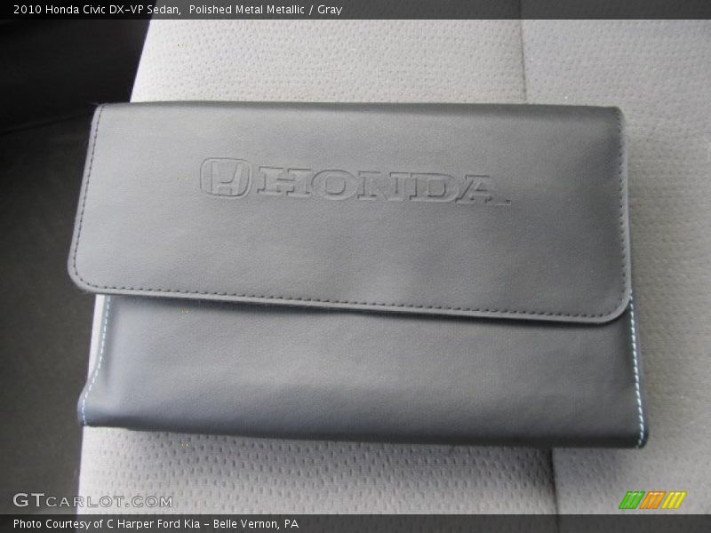 Polished Metal Metallic / Gray 2010 Honda Civic DX-VP Sedan