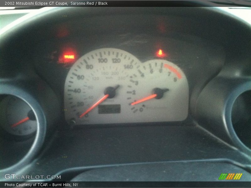 Saronno Red / Black 2002 Mitsubishi Eclipse GT Coupe