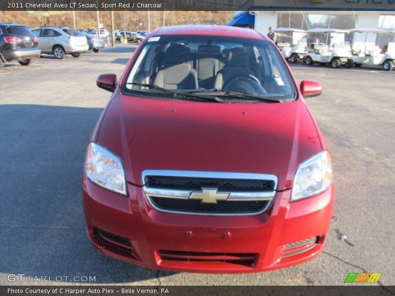 Sport Red / Charcoal 2011 Chevrolet Aveo LT Sedan