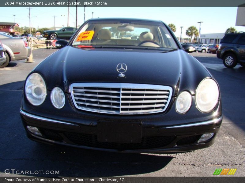 Black / Stone 2004 Mercedes-Benz E 320 4Matic Sedan