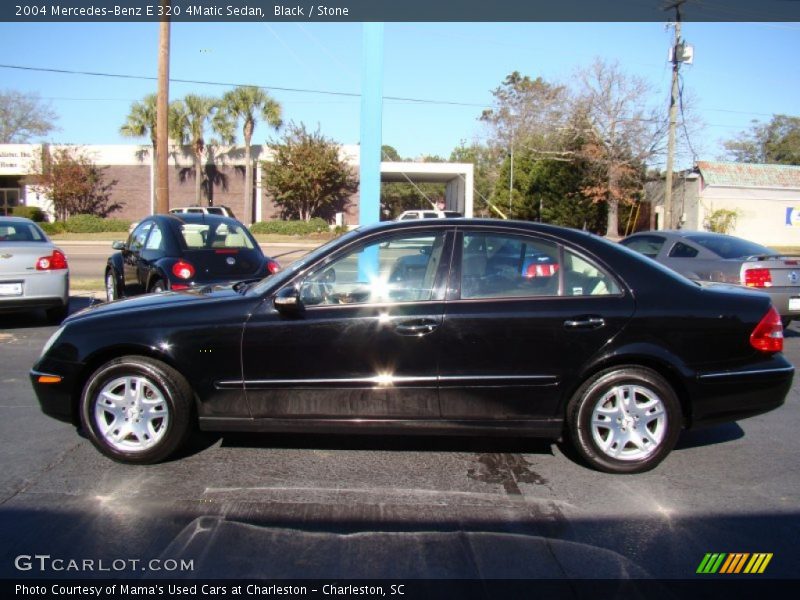Black / Stone 2004 Mercedes-Benz E 320 4Matic Sedan