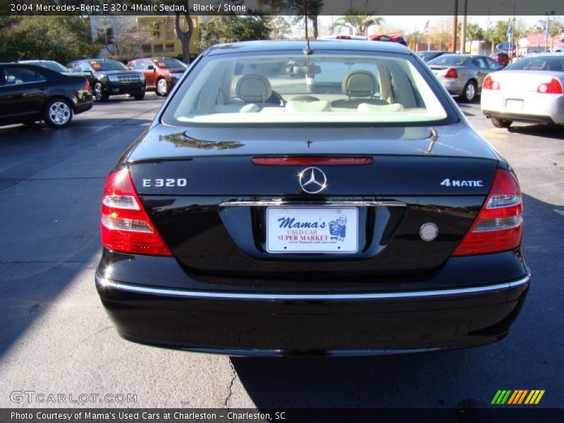 Black / Stone 2004 Mercedes-Benz E 320 4Matic Sedan