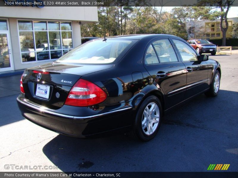 Black / Stone 2004 Mercedes-Benz E 320 4Matic Sedan