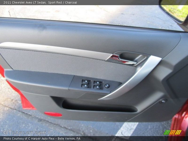 Sport Red / Charcoal 2011 Chevrolet Aveo LT Sedan