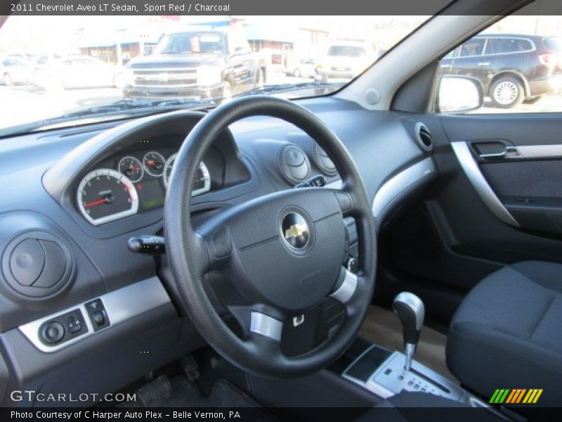Sport Red / Charcoal 2011 Chevrolet Aveo LT Sedan