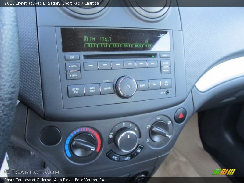 Sport Red / Charcoal 2011 Chevrolet Aveo LT Sedan
