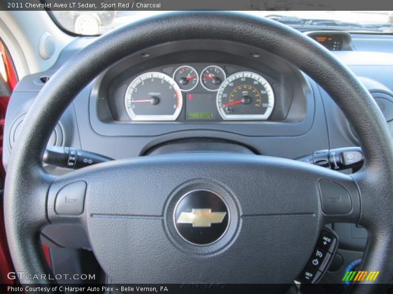 Sport Red / Charcoal 2011 Chevrolet Aveo LT Sedan