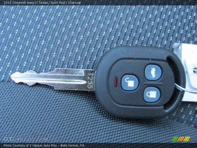 Sport Red / Charcoal 2011 Chevrolet Aveo LT Sedan