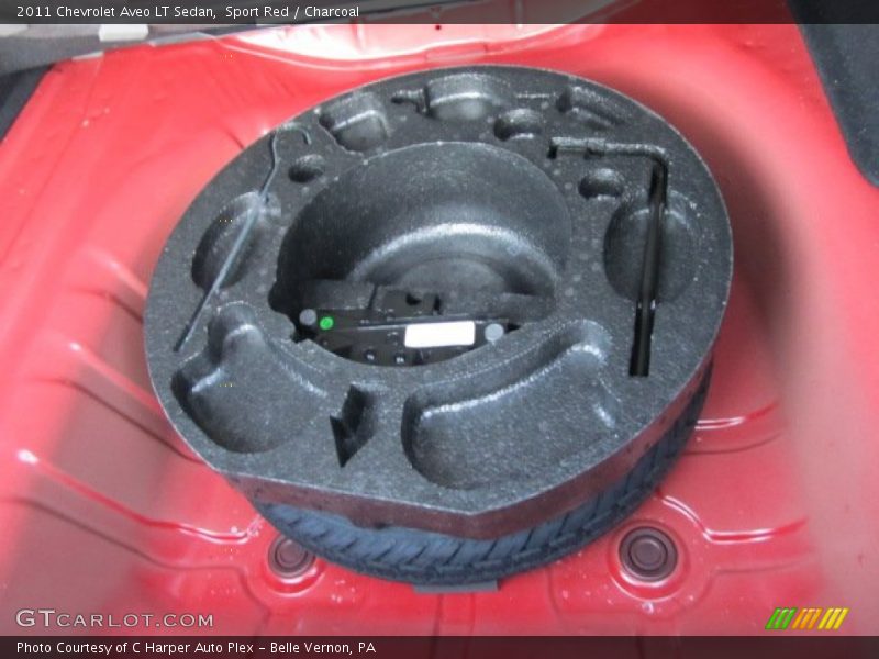 Sport Red / Charcoal 2011 Chevrolet Aveo LT Sedan