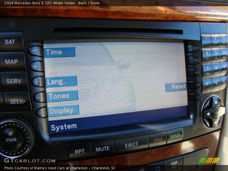 Black / Stone 2004 Mercedes-Benz E 320 4Matic Sedan