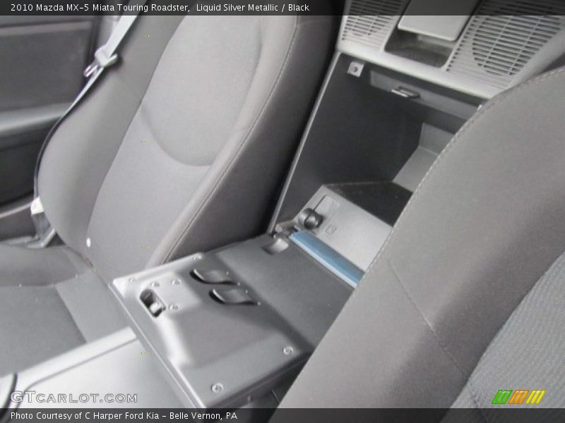 Liquid Silver Metallic / Black 2010 Mazda MX-5 Miata Touring Roadster