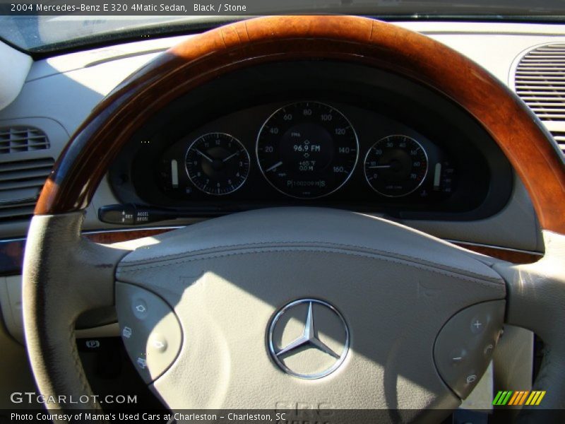 Black / Stone 2004 Mercedes-Benz E 320 4Matic Sedan