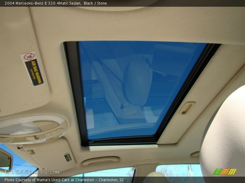 Black / Stone 2004 Mercedes-Benz E 320 4Matic Sedan