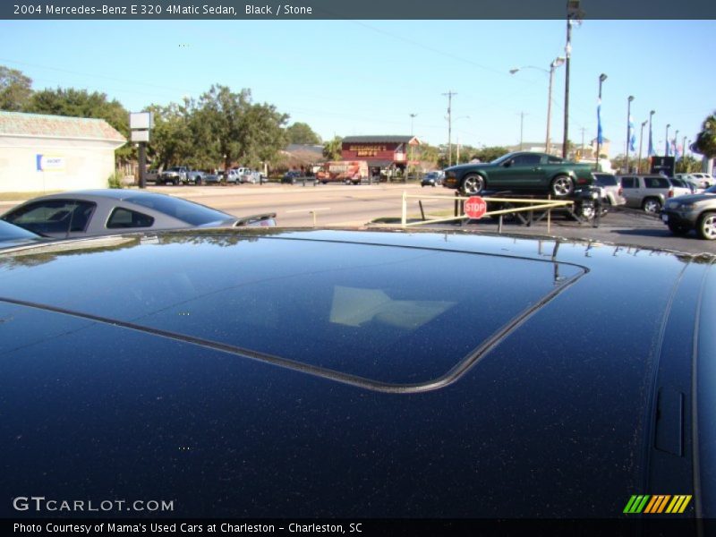 Black / Stone 2004 Mercedes-Benz E 320 4Matic Sedan