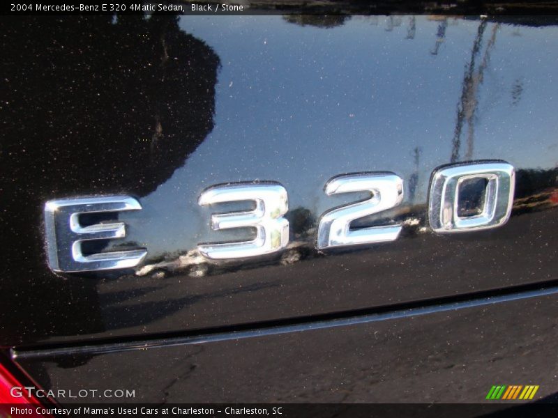 Black / Stone 2004 Mercedes-Benz E 320 4Matic Sedan