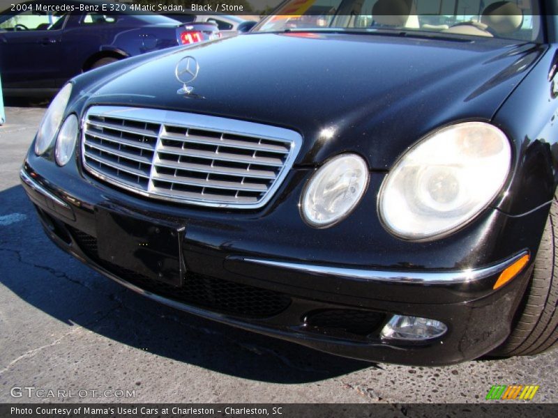 Black / Stone 2004 Mercedes-Benz E 320 4Matic Sedan